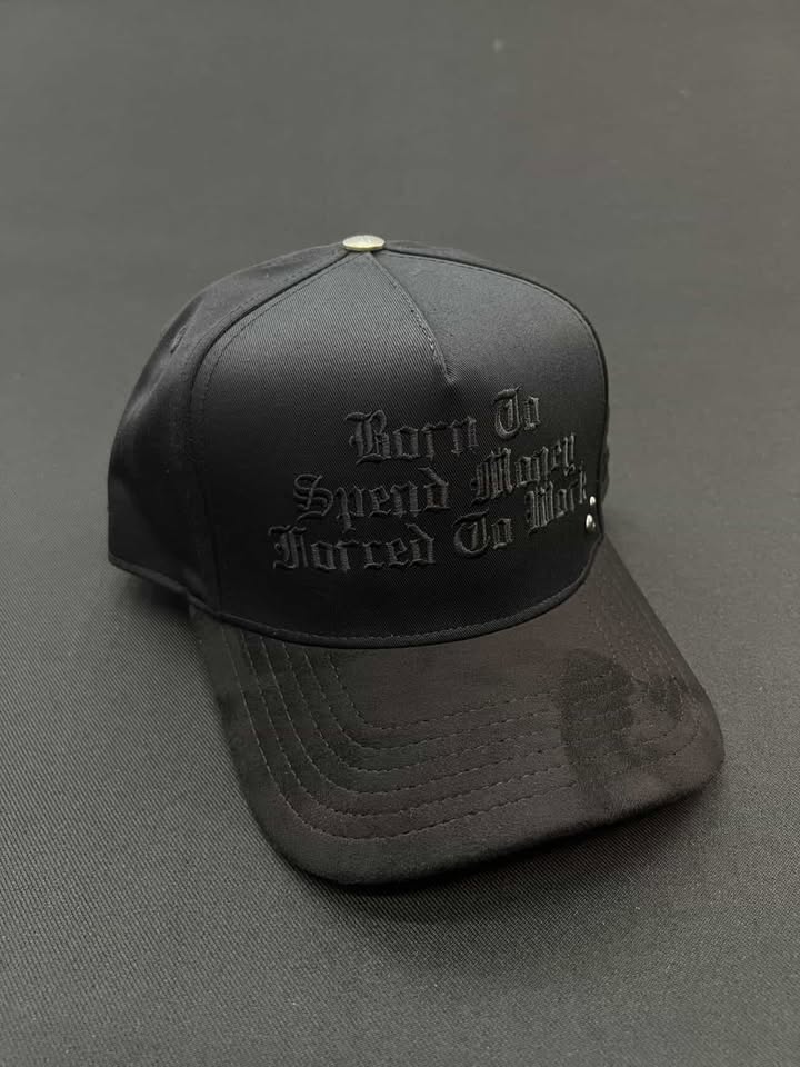 JC HATS SPEND MONEY TOTAL BLACK